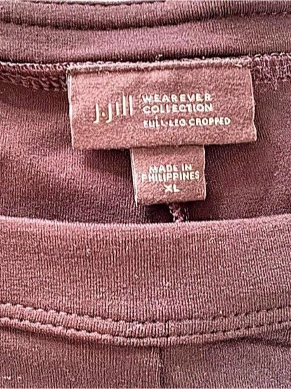 J Jill Wearever Collection Full-Leg Cropped Pants - Picture 4 of 5